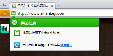 子涵科技 已經(jīng)獲取 [HTTPS] 協(xié)議證書(圖4)